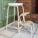 Kitchen & Housewares : Traditional Household Step Stool - Cream