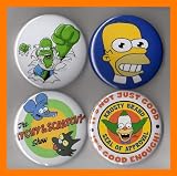 The Simpsons Mr Sparkle Set of 4 - 2.25 Inch Magnets