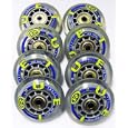 TRUE SPORT Inline HOCKEY Wheels 72mm 82a WITH BEARINGS