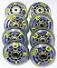 TRUE SPORT Inline Skate Wheels 72mm 82a WITH BEARINGS