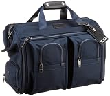 Tumi Luggage Alpha Deluxe Carry-on Satchel Bag, Navy, Medium