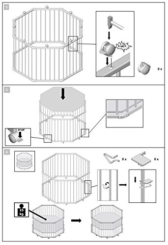 Imagen 3 de Geuther 2228 NA 010 - Parque para bebé