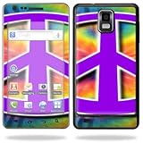 Protective Vinyl Skin Decal for Samsung Infuse 4G Cell Phone i997 AT&T - Hippie Time