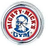 New Licensed Rocky Mighty Mick's Gym Wall Neon Clock