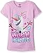 Disney Girls' Big Girls' Frozen Olaf Warm Hearted S/s T-Shirt