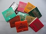 Incense Matches: Lot of 10 Assorted Variety Scented Match Books, 300 strikes!