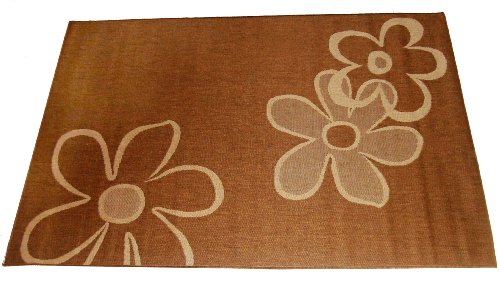 Geo Crafts 2727-2 7-Foot 11-Inch-by-11-Foot 2-Inch Polypropylene Outdoor Rugs, Daisy