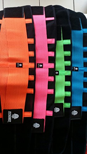 Tecnomed Best Adjustable Waist Cincher Workout Belt Burns Fat Faster Plus Instantly Slims Waist and Moves with You to Provide Critical Lower Back and Core Support for Lifting and Workouts