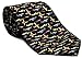 Airplane Silk Twill Novelty Tie (Black)
