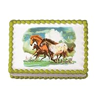 Lucks Edible Image Wild Horses, 1 ea