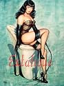 Bettie Page- Extatique 30'' x 40'' Textile/Fabric Poster