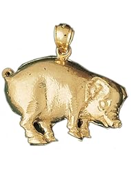 CleverEves 14K Gold Pendant Pig 13 - Gram(s)