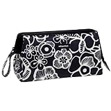 Travel Cosmetics Bag Reisenthel Fleur Black Design