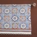 Ocean Breezes ~ Rustic Blue Brown Moroccan Beach Window Valance