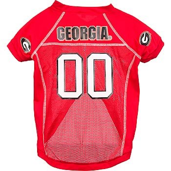 Georgia University Bulldogs Pet Dog Football Jersey XL v3