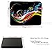 Meffort Inc 15 15.6 inch Laptop Sleeve Bag Carrying Case with Hidden Handle and Adjustable Shoulder Strap - Rainbow Music Note Design