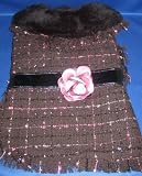 New York Dog Haute Couture Fringed Boucle Coat at THE REGAL DOG - 12