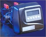 Metered water softener with 1 WS1-HCA control, 24,000 grain capacity with by-pass valve