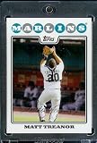 Matt Treanor - Florida Marlins - 2008 Topps Updates & Highlights Baseball Card in Protective Screw Down Display Case!