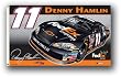 Denny Hamlin 2-Sided 3 Ft. X 5 Ft. Flag W/Grommetts - NASCAR