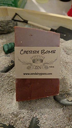 All Natural Cherry Bomb Goat Milk Soap Bar