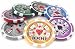 500 14g Real Clay High Roller Poker Chips with Case