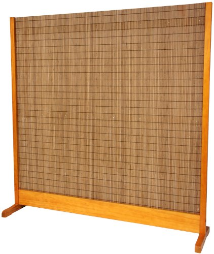 Oriental Furniture Large, Larger, Big, Bigger Barrier, 76-Inch Tall Take Japanese Style Single Panel Partition Room Divider, Honey On Sale
