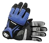 Empire React SS Men's Paintball Gloves - Blue