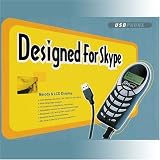 New Skype LCD Telephone Handset Internet Phone USB Phone Melody Pc Voip World Phone 06l