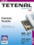 Tetenal Canvas / Textile Inkjet Material, 350 gm / 18 mil Heavyweight, Matte surface finish, 20 sheets, 8.5" x 11"