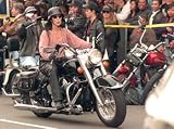 Cher on Motorcycle, Art Poster by National Archive