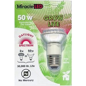 Miracle LED 605020 Grow Bulb, Red and Blue Miracle LED 605020 Grow Bulb, Red and Blue