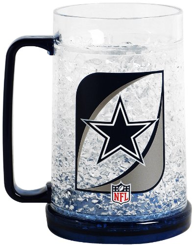 NFL  Dallas Cowboys Monster Freezer Mug - 36 Ounce 4 Pack