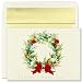 Wreath Foliage Holiday Cards -