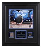 Mounted Memories Jimmie Johnson Framed 8X10 2008 Indy Photo W/ Brick And Track