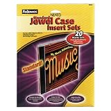 Fellowes 99946 Standard Jewel Case Inserts, Laser Ink Jet... by Fellowes