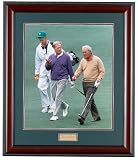 Golf, Gifts, & Gallery 2805F Jack and Arnie at the Masters Framed Photography Print