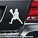 Lacrosse Goalie Male Car Magnet