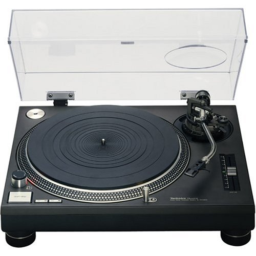 Technics SL-1200MK2PK Quartz Synthesizer Direct-Drive Turntable (Black)