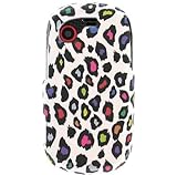 Crystal Hard Snap on With MULTICOLORED LEOPARD Design RUBBBERIZED Faceplate ....