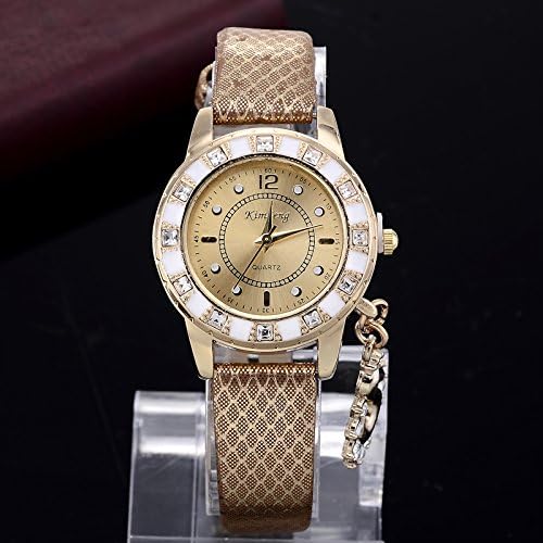 Laddy's Luxury Watch - Swan Pendant Faddish Nobler Beautiful luxurious Brand Leather Diamond Dial Watch