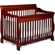 Canton 4-in-1 Convertible Crib in Cherry by Delta Childrens Products