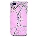 5S Case, iPhone SE Case, ArtMine Pink Tree Camo Durable Premium PU Leather Flip Folio Book Style Wallet Phone Case with Credit/ID Card Slot Silicone TPU Holder for Apple iPhone 5s