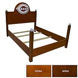 Sports Furniture Cincinnati Reds Full Bed (Natural)