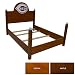Sports Furniture Cincinnati Reds Twin Bed (Natural)