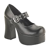 Demonia Shoes Women's CHARADE-05 4 1/2 Mary Jane