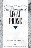 The Elements of Legal Prose (Elements of Composition Series)