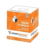 PARTSMART SMR55215 Blue Shop Towels, 200 ct