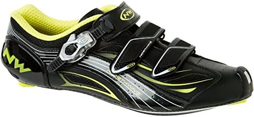 Northwave Typhoon Evo S.B.S. Shoe - Men's Black/Lime, 40.5