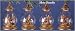 Fontanini Lighted Topper Holy Family Nativity Drydome Christmas Ornament #56204
